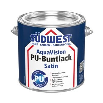 Aquavision pu-buntlack satin