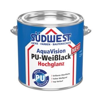 Aquavision pu-weiblack lucido